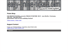 Tablet Screenshot of easy-online-tickets.com